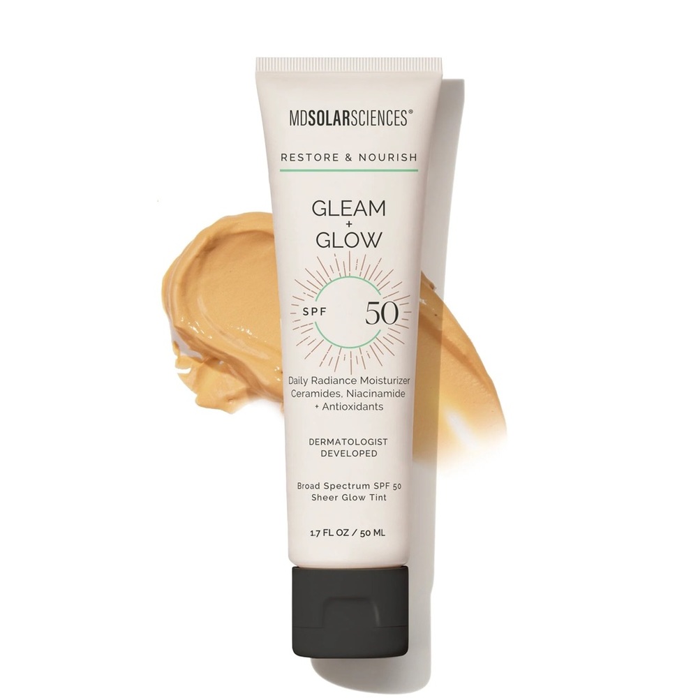 NWT! Brand New! MDSOLARSCIENCES GLEAM + GLOW SPF 50